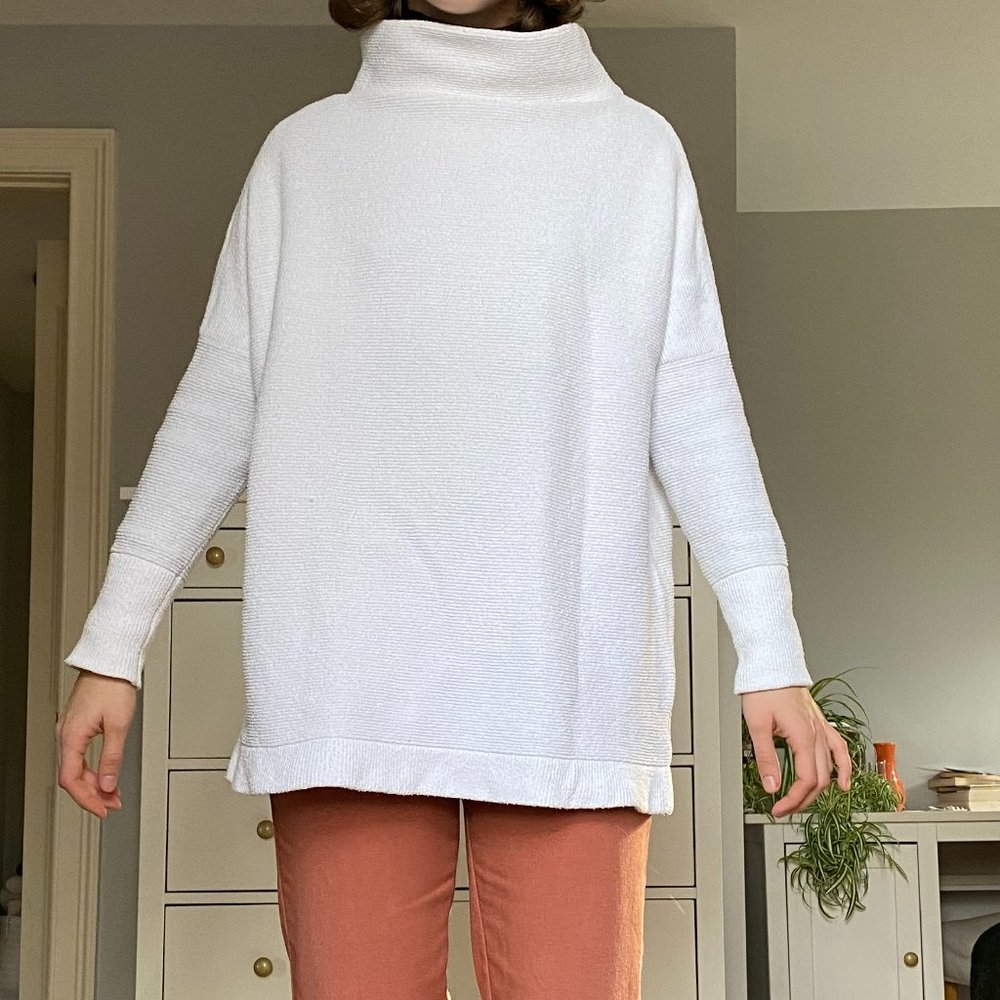 Free People Oversized Mock Neck Sweater Small